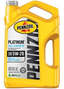 Pennzoil Platinum SAE 5W-20 Full Synthetic Motor Oil